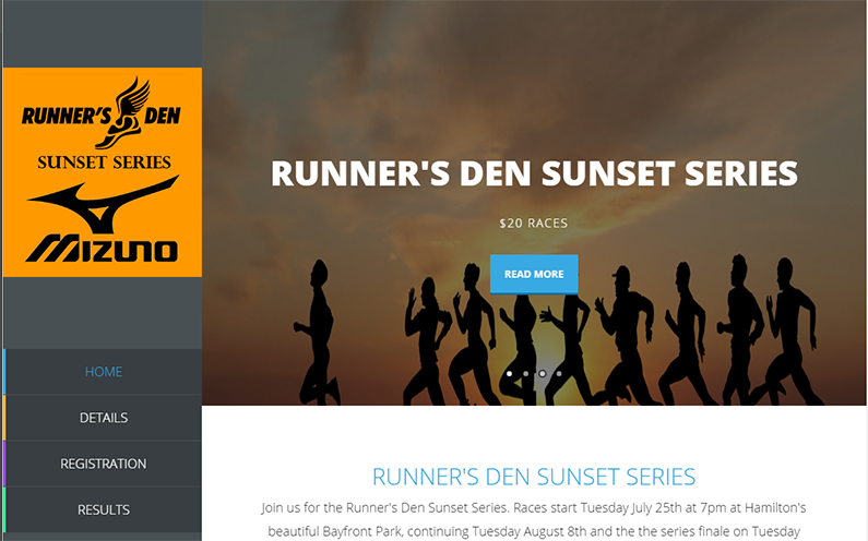 Runners Den Sunset Series